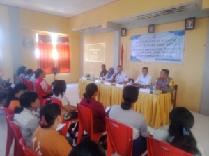 Babinsa Kodim 1602/Ende Dampingi Pelatihan Kader Posyandu di Kelurahan Onekore