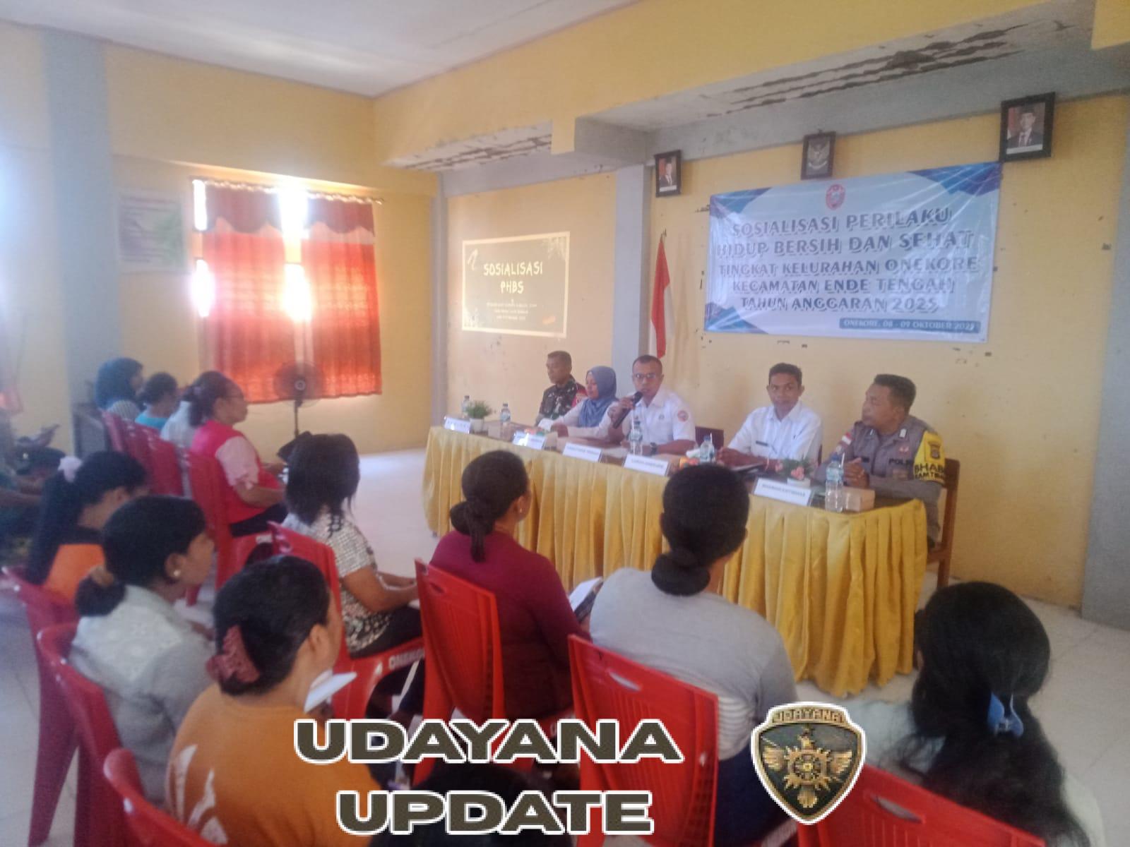 Babinsa Kodim 1602/Ende Dampingi Pelatihan Kader Posyandu di Kelurahan Onekore