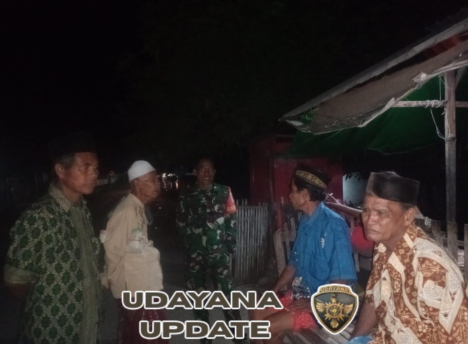 Babinsa Sertu Agus Desa Riamau Dorong Komunikasi Baik untuk Hidup Rukun dan Aman