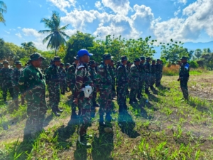 Kodim 1624/Flotim Laksanakan Latbakjatri Semester II untuk Tingkatkan Kemampuan Prajurit