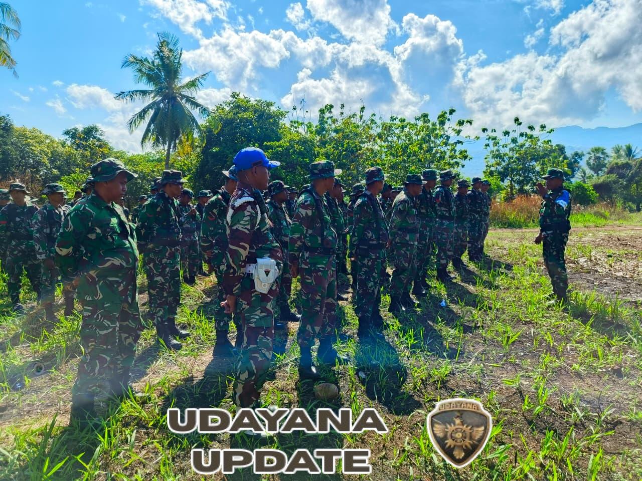 Kodim 1624/Flotim Laksanakan Latbakjatri Semester II untuk Tingkatkan Kemampuan Prajurit