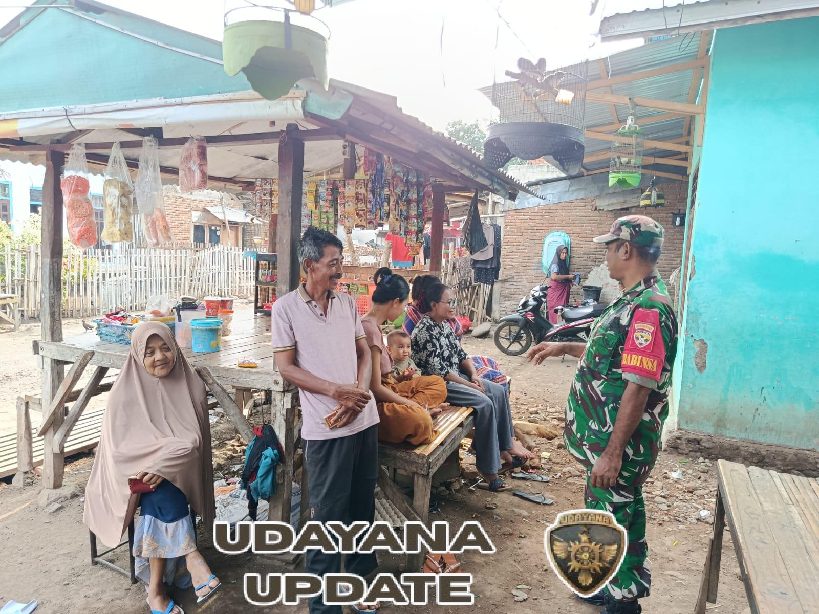 Babinsa Koramil Bolo Ajak Orang Tua Pantau Perilaku Anak Cegah Narkoba dan Kriminalitas