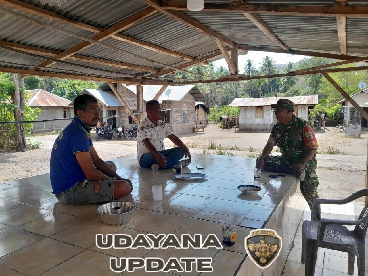 Babinsa Koramil 1602-04/Maurole Aktif Laksanakan Komsos di Desa Rangalaka