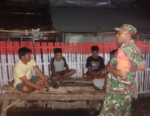 Serka Maman Ajak Warga Desa Pela Jaga Keamanan dan Hindari Penyalahgunaan Narkoba