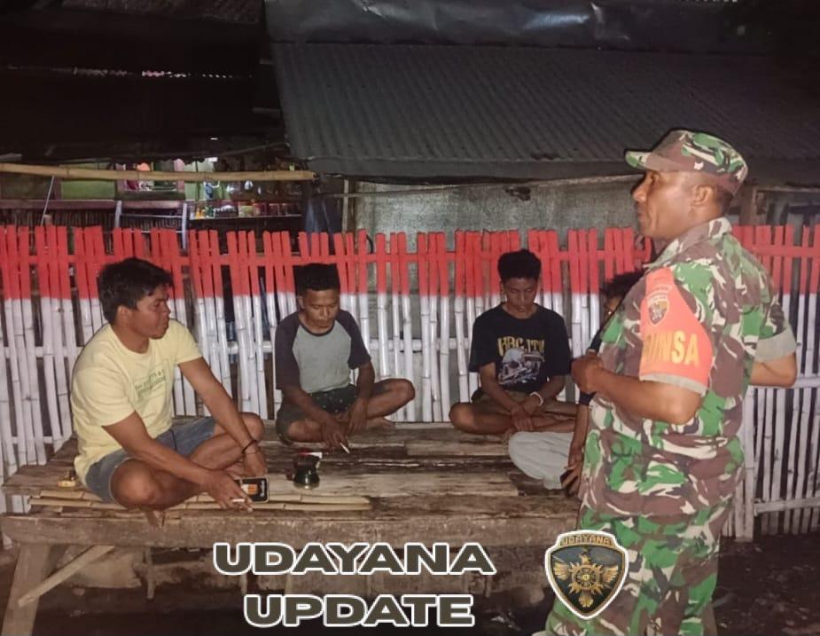 Serka Maman Ajak Warga Desa Pela Jaga Keamanan dan Hindari Penyalahgunaan Narkoba