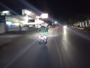 Personel Kodim 1621/TTS Laksanakan Patroli Malam Jaga Kondusifitas Kota Soe