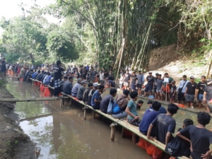 500 Peserta Ramaikan Lomba Mancing di Tukad Asak Sukawati