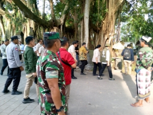 Danramil Blahbatuh Pastikan Kegiatan Kunker Komisi IV DPR RI Berjalan Kondusif