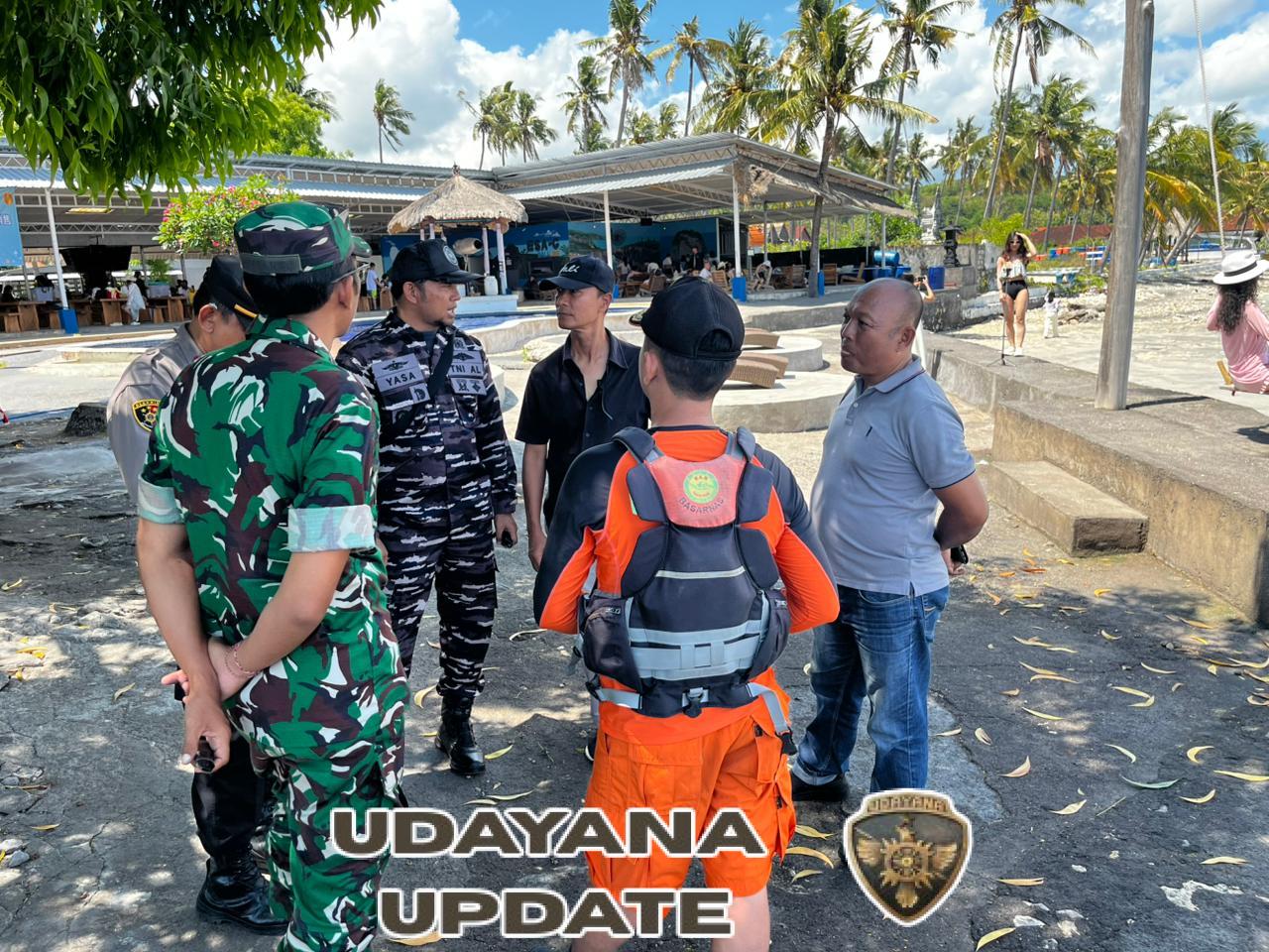 Tim Sar Gabungan Nusa Penida Terus Lakukan Pencarian Pekerja Mekanik Bar Yang Hilang Di Pantai Kutampi Kaler