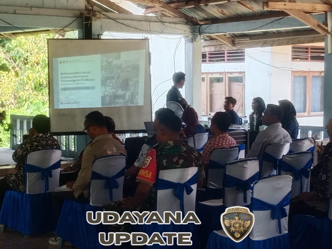 Babinsa Koramil Maukaro Dukung Program Transmigrasi Melalui Rapat Bersama Tim Universitas Diponegoro