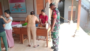 Babinsa Desa Undisan Dampingi Kegiatan Posyandu, Wujud Kepedulian terhadap Kesehatan Masyarakat