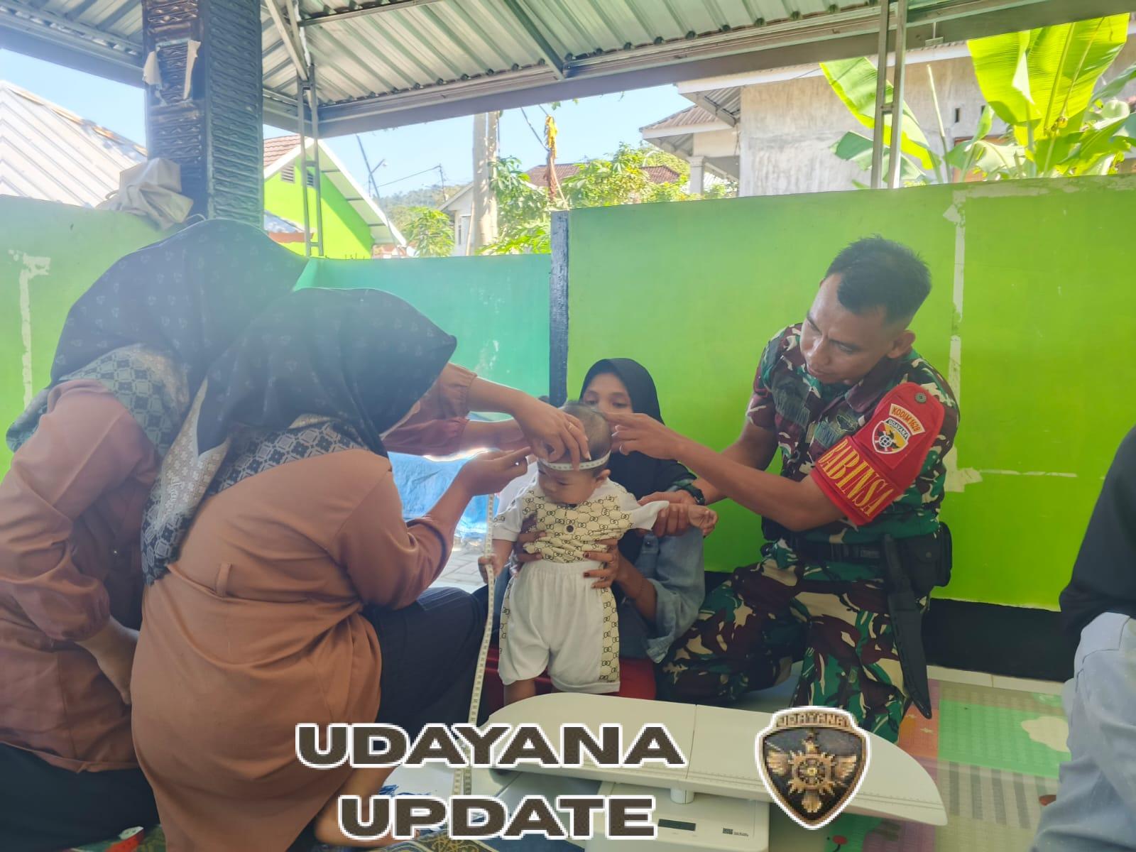 Serda Muhaimin, Babinsa Moteng yang Selalu Hadir dan Peduli Kesehatan Masyarakat Desa Binaan