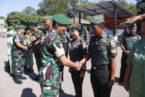 Dandim Belu Pimpin Corps Raport Kenaikan Pangkat PA, BA TA Kodim 1605/Belu dan Masuk Satuan