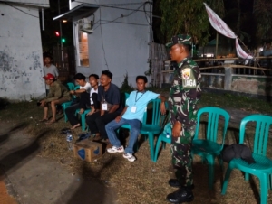 Tingkatkan Kamtibmas, Babinsa Jereweh Kawal Turnamen Sepak Bola dan Gelar Patroli Wilayah