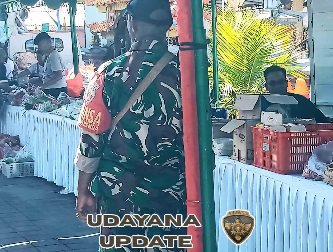 Serma Nomri Kolimon, Pantau Pasar Murah di Tanjung Benoa, Upaya Pemerintah Jaga Keseimbangan Harga Sembako dan Gas