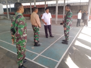 Dukung program pemerintah, Dandim 1623/Karangasem tinjau lokasi rencana pembangunan Koperasi merah putih.