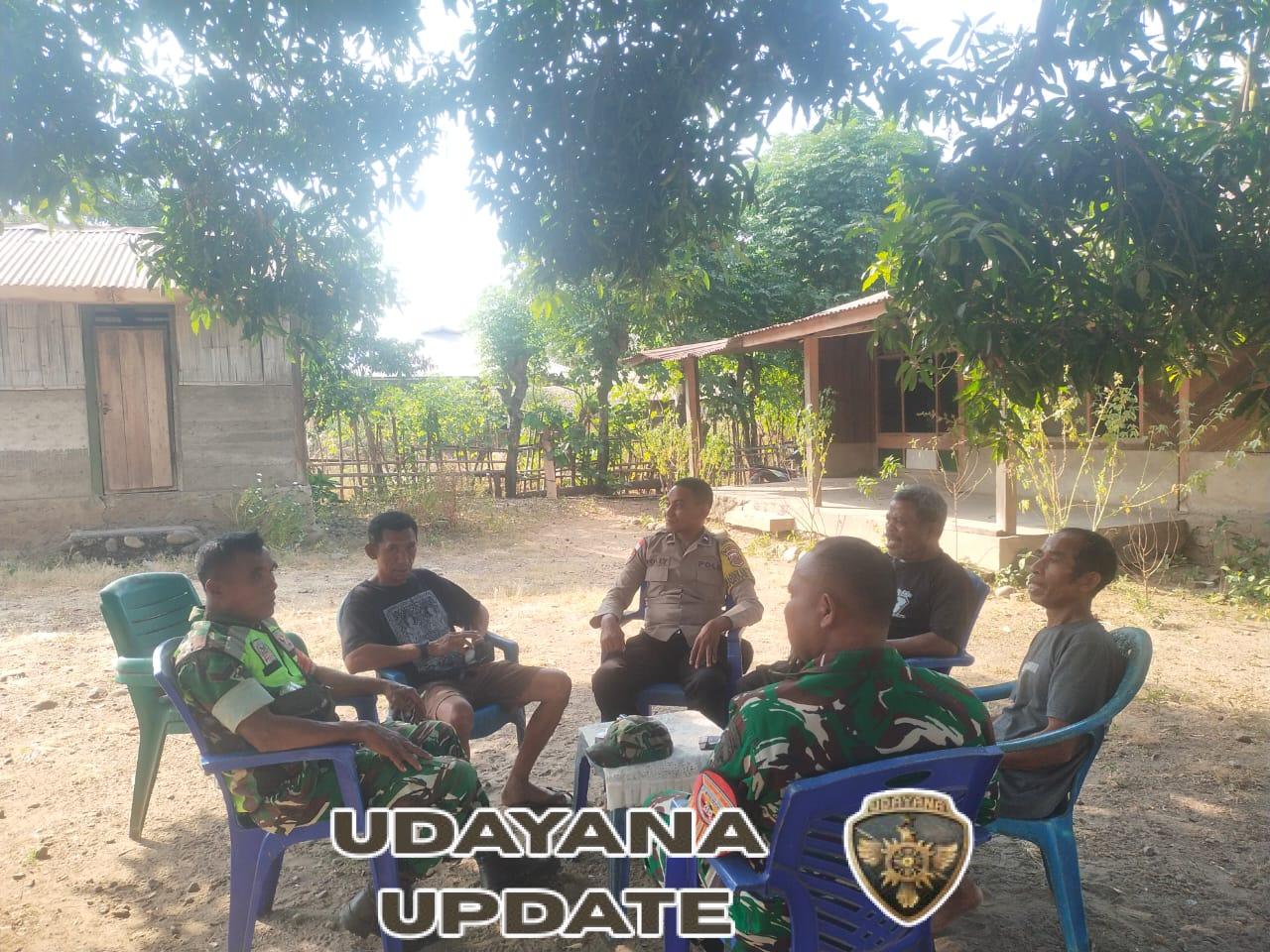 Babinsa Koptu Mohammad Samin Intensifkan Komsos dan Pamwil di Desa Rangalaka