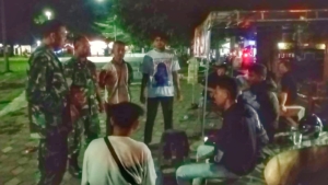 Siskamling Skala Kecil di Rabadompu Barat Dukung Keamanan Kota Bima