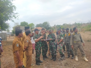 Peninjauan Lahan Persiapan Pembangunan Yonif TP oleh Asrendam IX/Udy