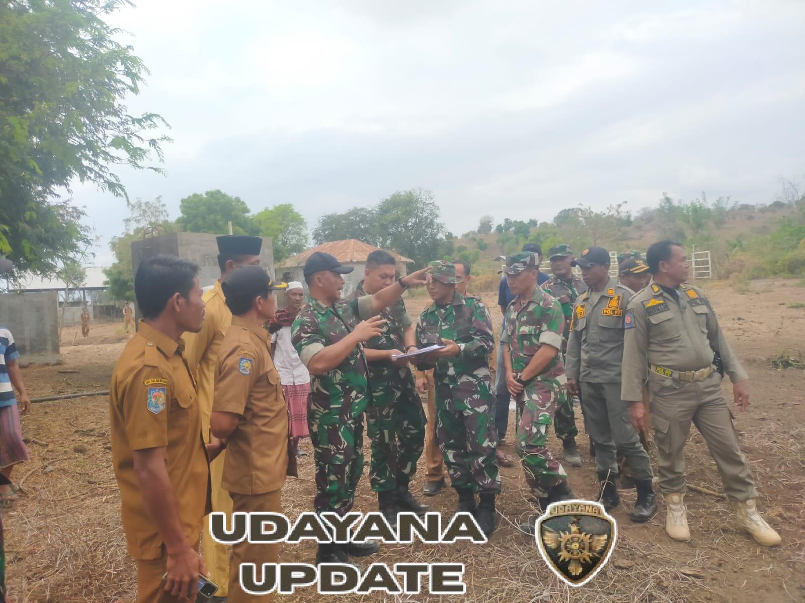Peninjauan Lahan Persiapan Pembangunan Yonif TP oleh Asrendam IX/Udy