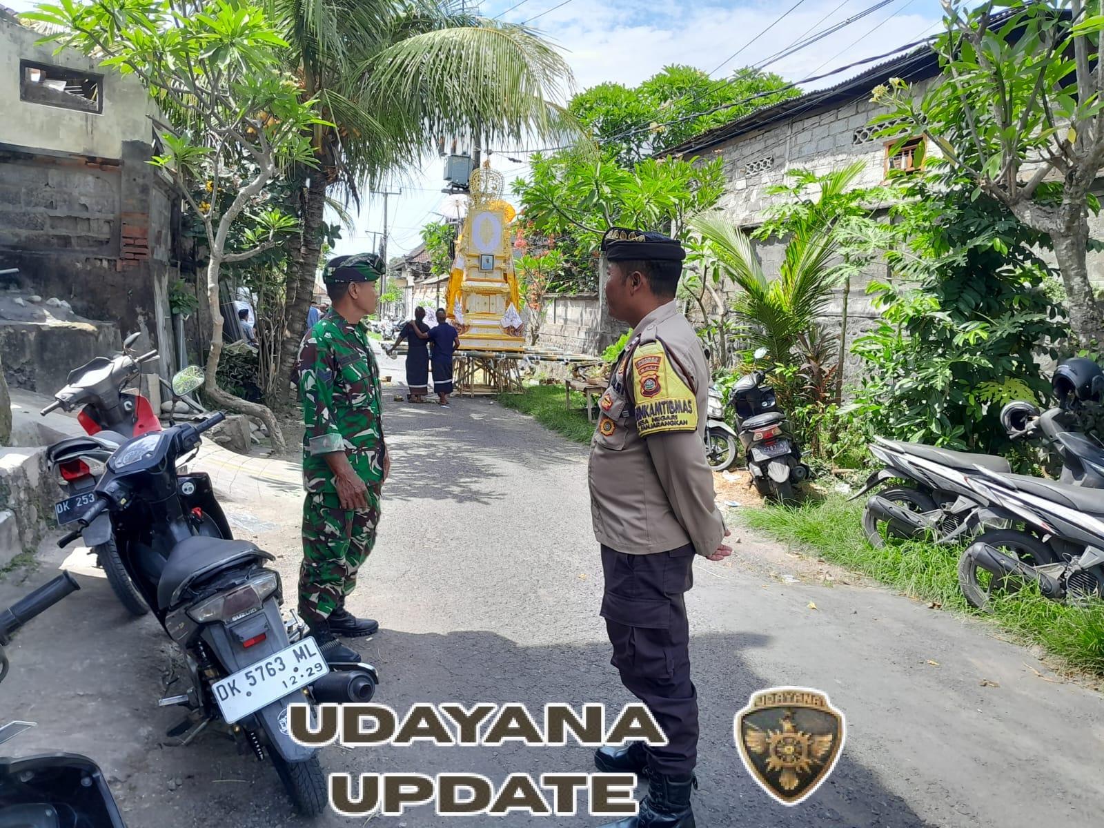 Tiga Pilar Di Negari Bersinergi Amankan Upacara Pengabenan