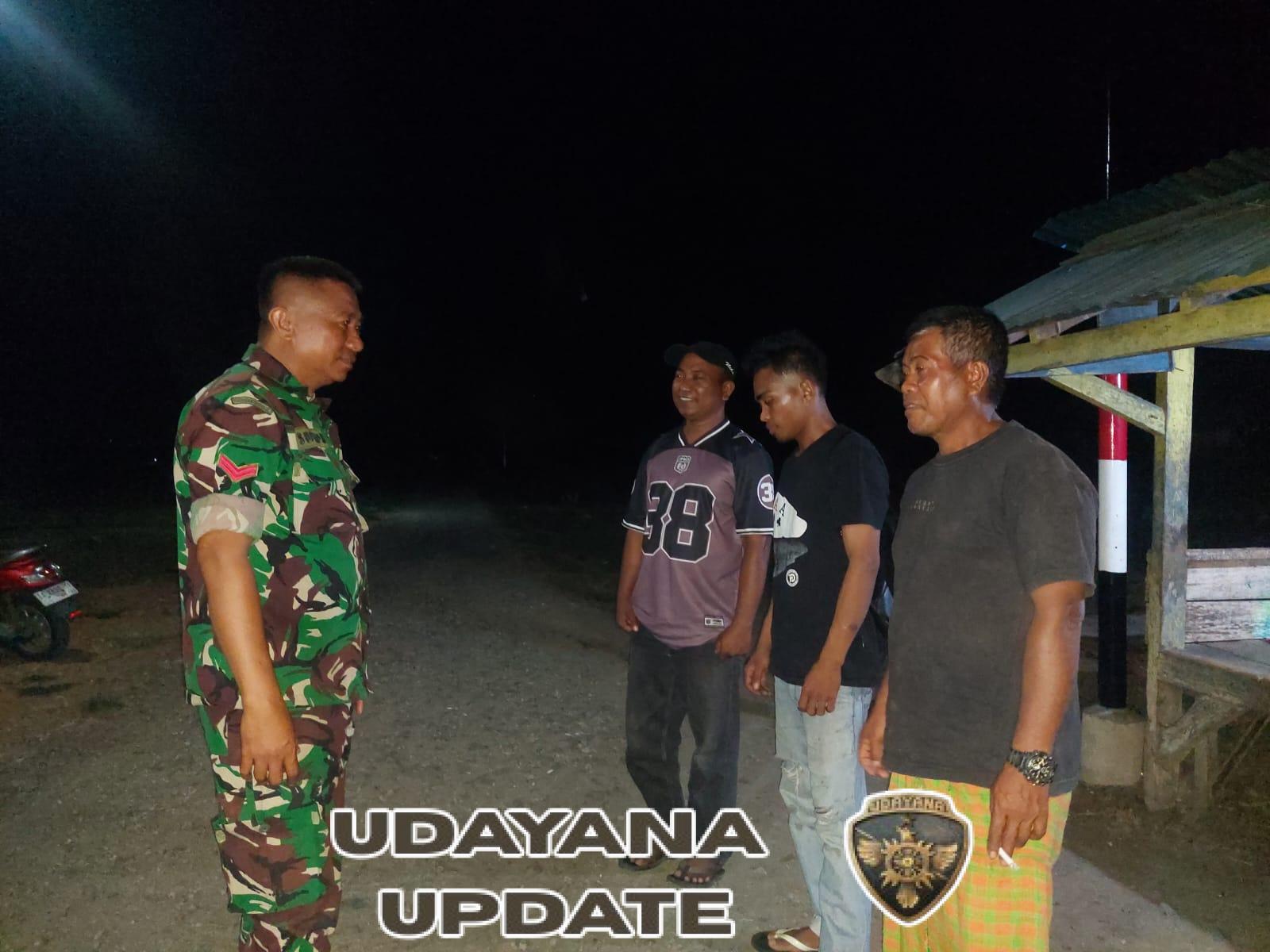 Pelda Anwar Pimpin Patroli Mandiri di Kecamatan Woha, Belo, dan Palibelo