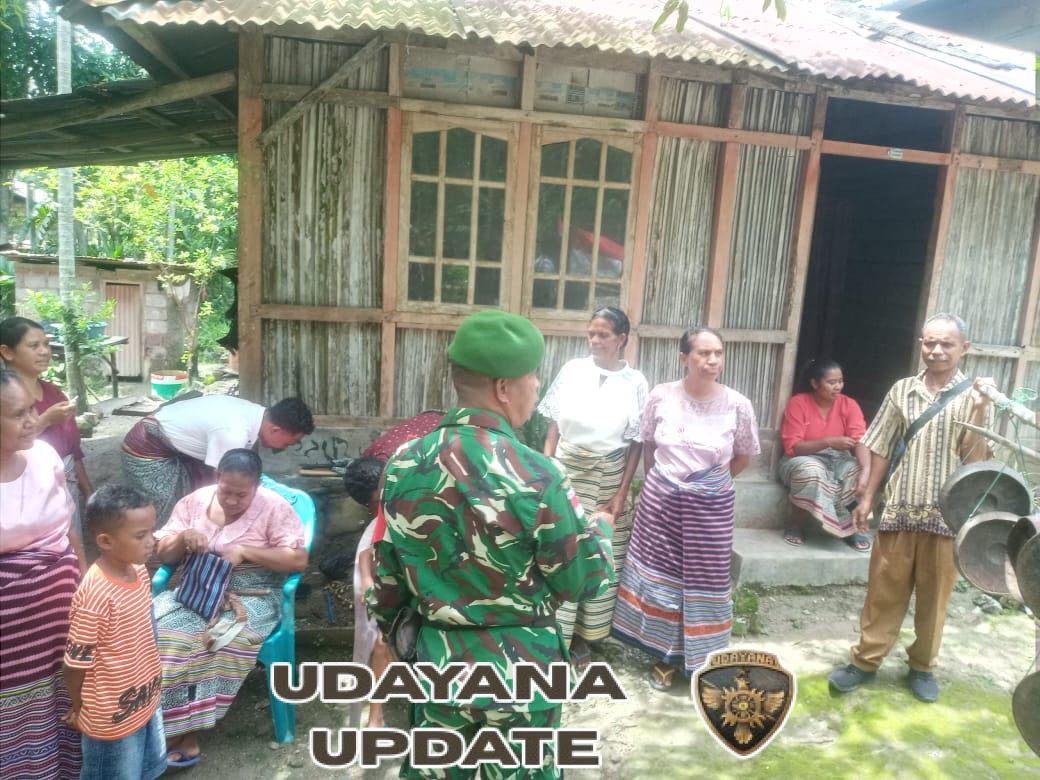 Babinsa Koramil 1618-01/Miotim Sapa Warga Desa Bokon, Wujud Nyata Kehangatan di Tengah Tugas