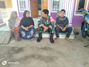 Babinsa Desa Ncandi Ajak Warga Waspada dan Tidak Main Hakim Sendiri, Koordinasi Ketat Awasi Keamanan