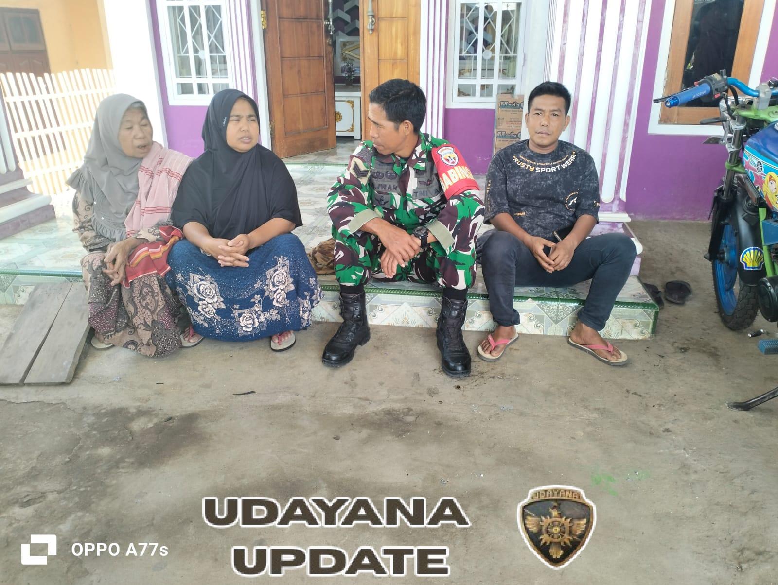 Babinsa Desa Ncandi Ajak Warga Waspada dan Tidak Main Hakim Sendiri, Koordinasi Ketat Awasi Keamanan