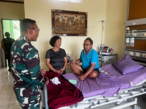 Dandim Klungkung Gelar Kunjungan Sosial Di RSUD Klungkung