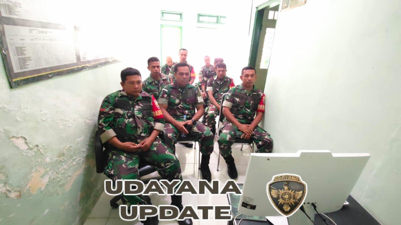 Dukung Ketahanan Pangan, Koramil 1628-02/Sekongkang Hadiri Vicon Bersama Mentan RI