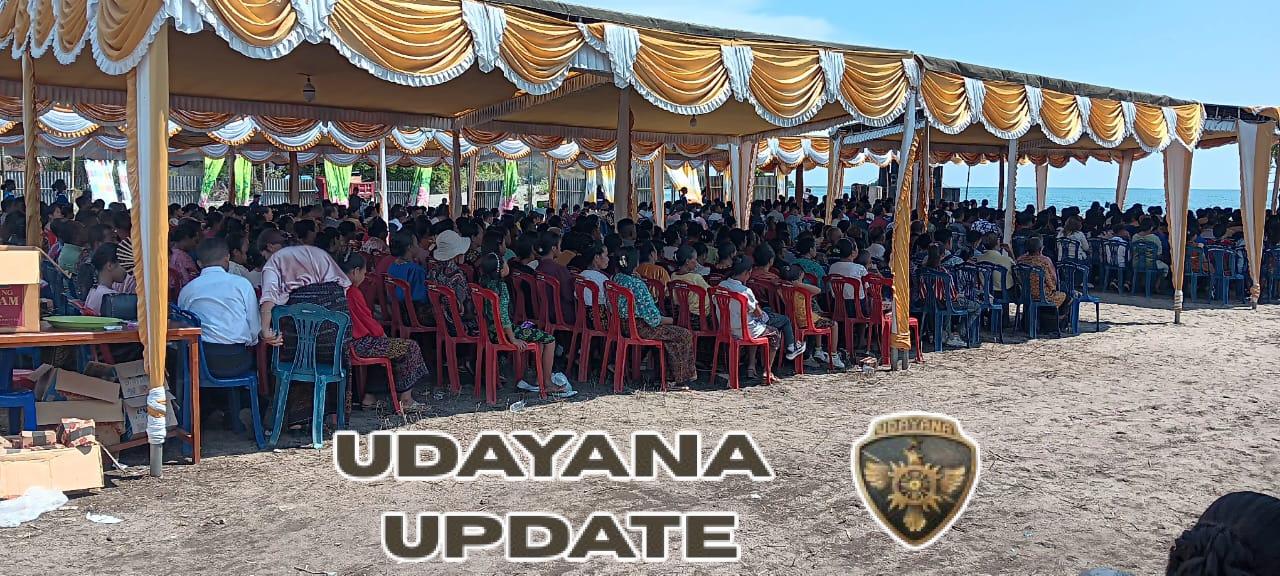 Babinsa Koramil 1602-04/Maurole Amankan Misa Perdana Imam Baru di Desa Mausambi