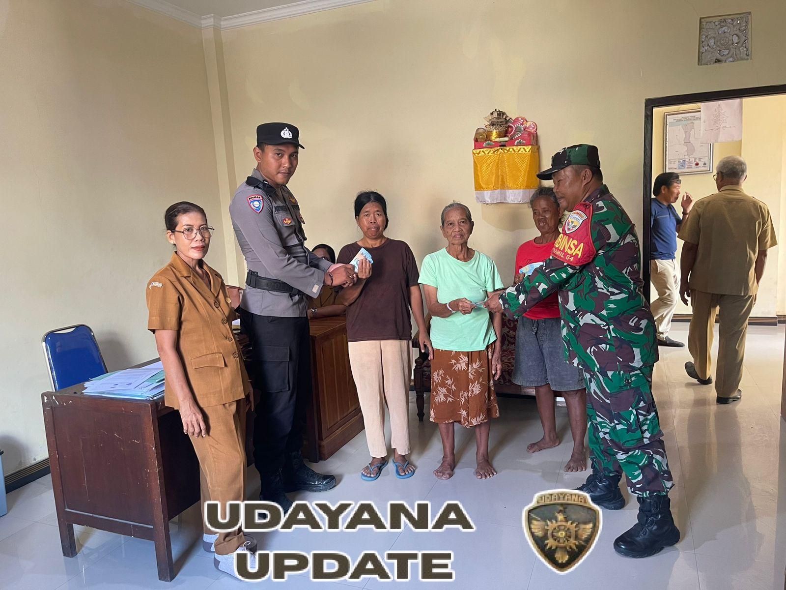 BLT-DD Oktober Cair, Babinsa Kutampi Kaler Terjun Langsung Beri Pengawasan