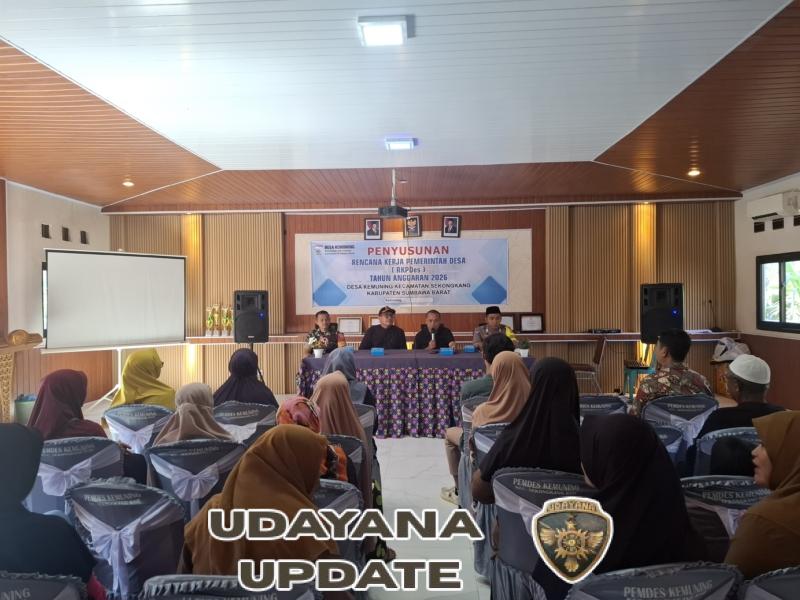 Wujudkan Pembangunan Tepat Sasaran, Babinsa Ikut Kawal Penyusunan RKPDes Desa Kemuning