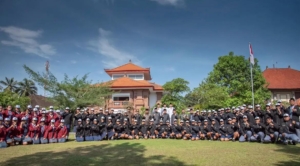 Semarak Hari Sumpah Pemuda ke-97, Dandim 1626/Bangli Bersama Forkopimda Bangli Ikuti Upacara di Halaman Kantor Bupati