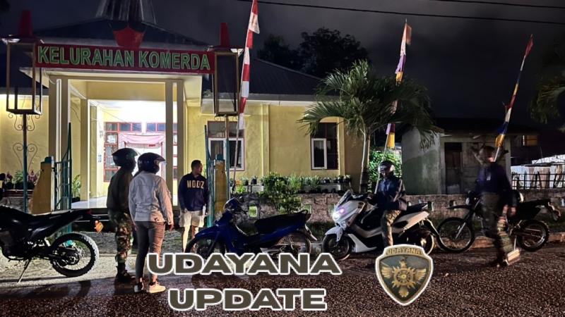 Patroli Gabungan Kodim 1613/Sumba Barat Ciptakan Rasa Aman di Wilayah Komerda