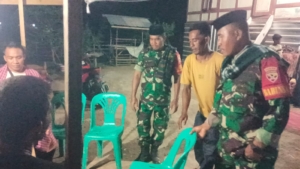 Koramil Woha Perkuat Keamanan Wilayah Lewat Patroli Siskamling di Tiga Kecamatan