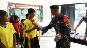 Satgas Pamtas Yonarmed 12 Kostrad dan Mahasiswa IPB Gelar Gadik Bersama di Perbatasan RI–RDTL