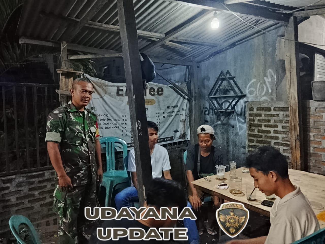 Babinsa Dorong Pemuda Aktif Berkoordinasi Jaga Keamanan Wilayah