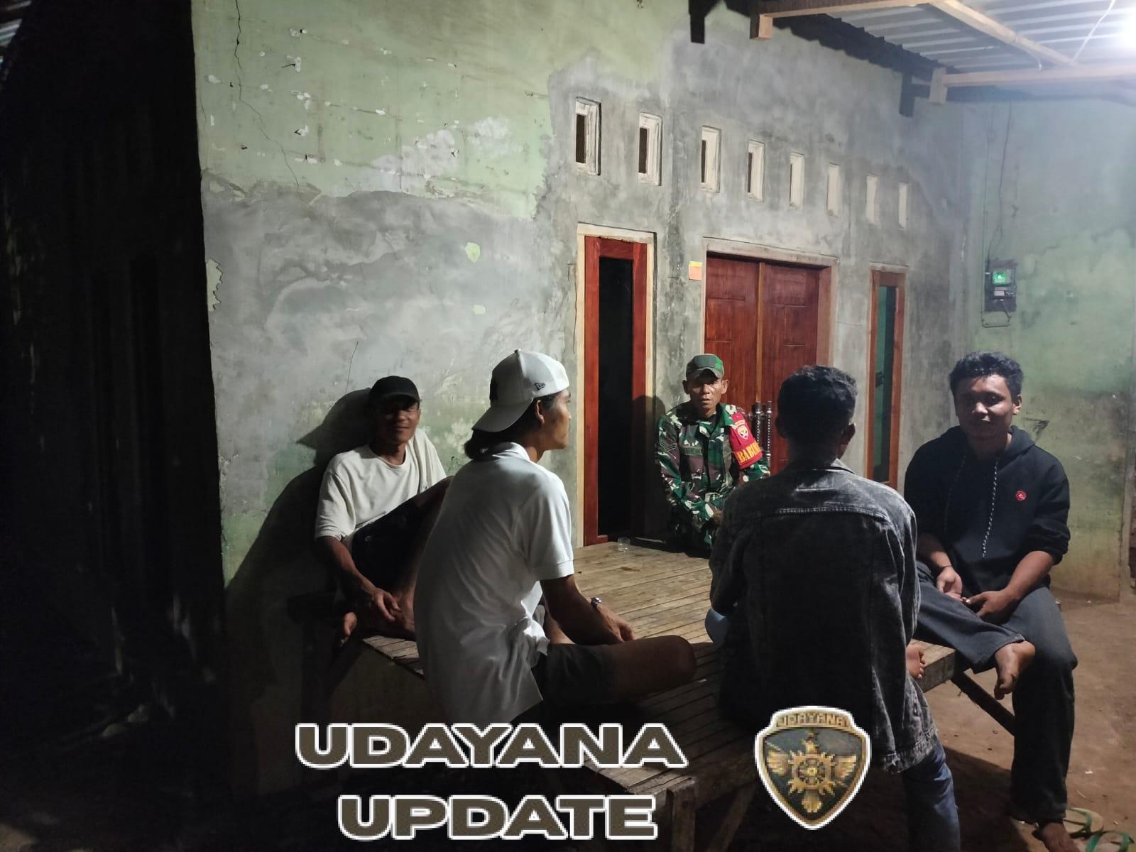 Serda Subardin Ajak Warga Desa Wora Waspadai Orang Tak Dikenal di Lingkungan