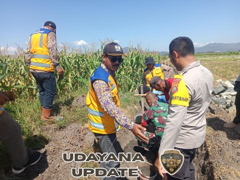 Sinergi Babinsa dan BWS Bangun Irigasi di So Raba Tumpu Dua