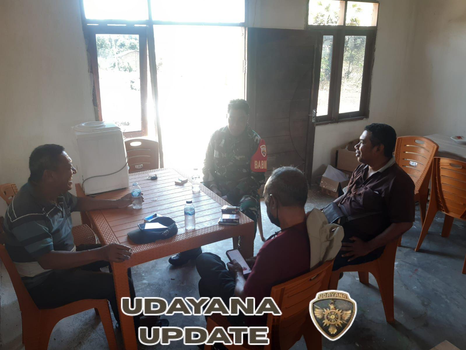 Wujudkan Sinergitas, Babinsa Koramil 1603-03/Paga Laksanakan Komsos di Wilayah Binaan