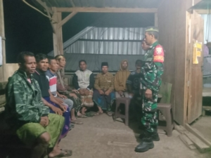 Pemukiman Warga dan Tempat Tongkrongan Anak Muda Jadi Sasaran Patroli Keamanan di Donggo