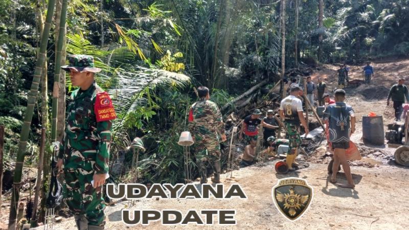 Dandim Mataram Cek Hasil Pembangunan TMMD, Warga Sambut Antusias