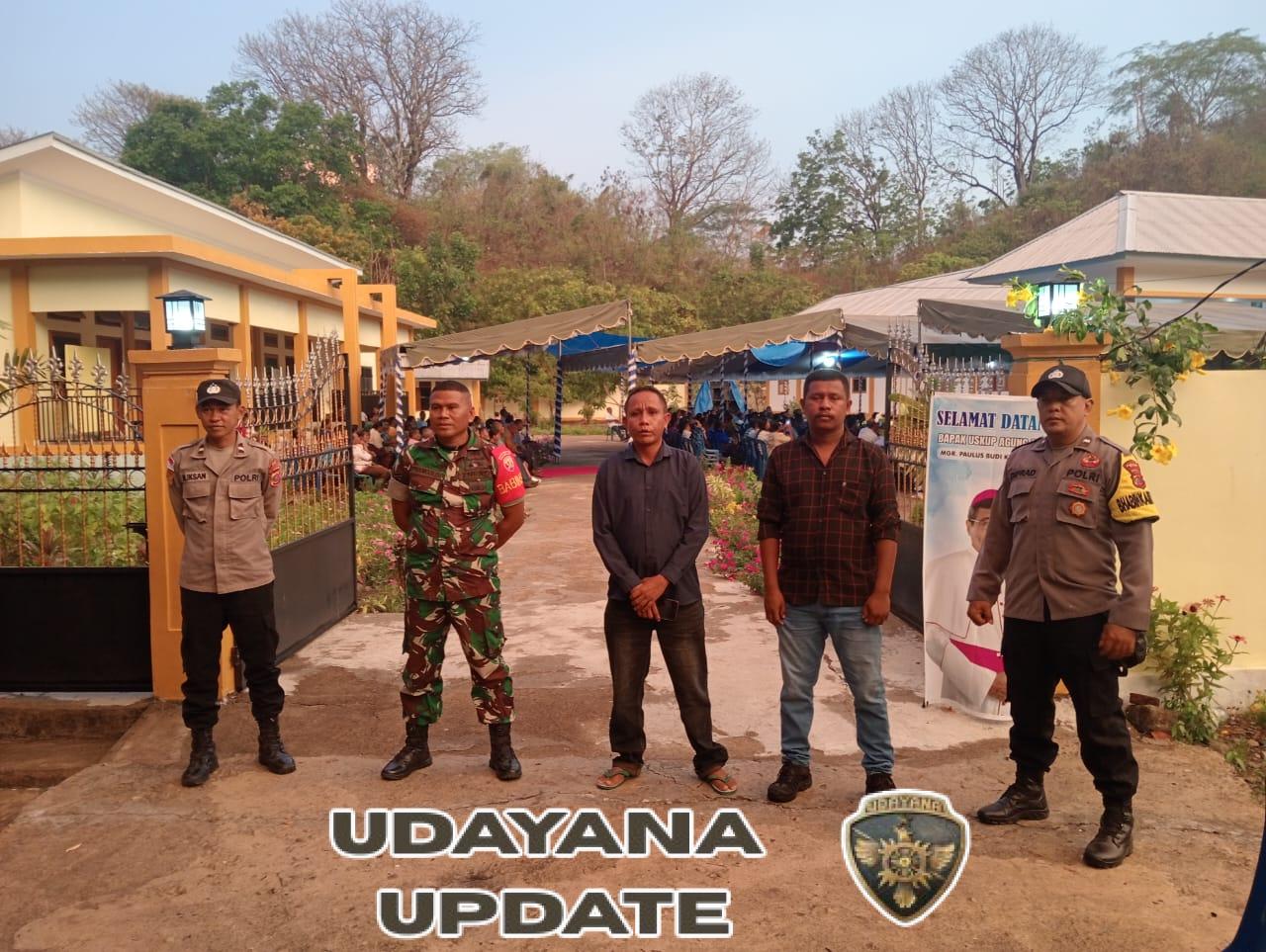 Babinsa Koramil 1602-04/Maurole Amankan Misa Kaul Perdana di Biara Santa Ana Luzerd