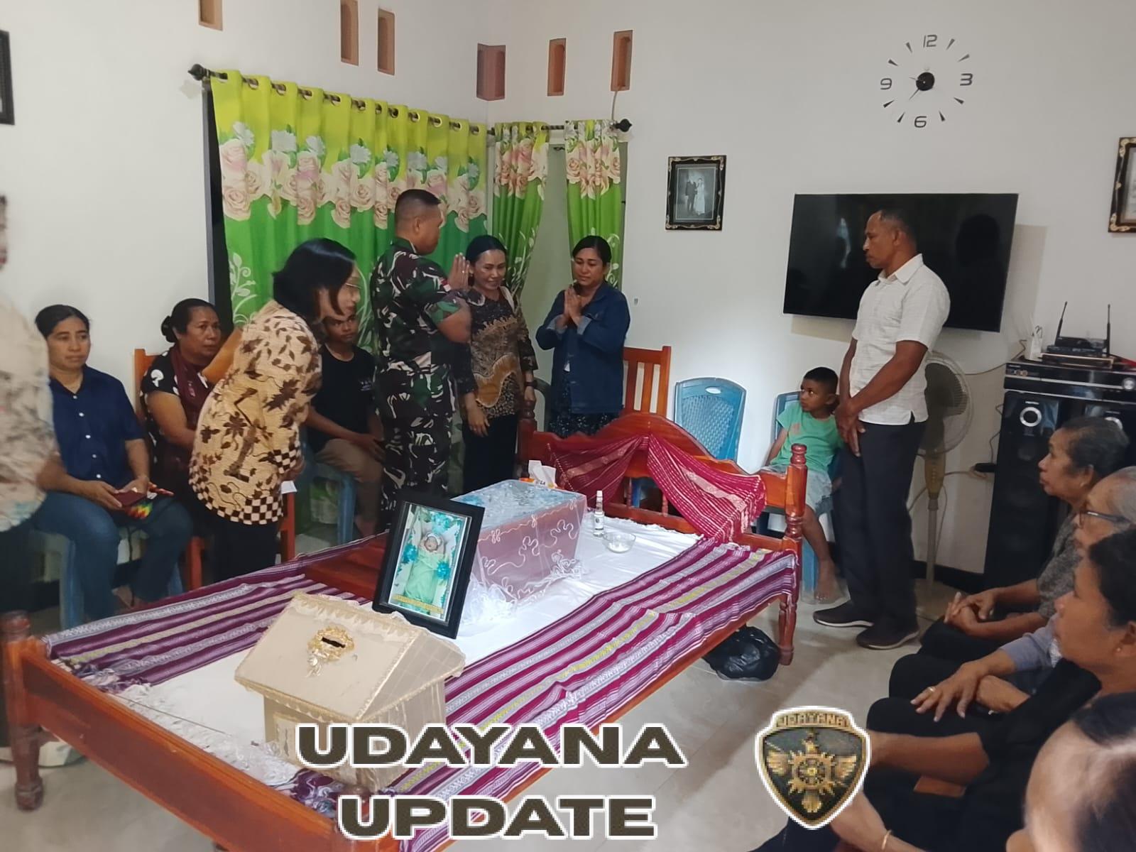 TNI Hadir dalam Suka dan Duka, Dandim 1604/Kupang Dampingi Anggota yang Kehilangan Keluarga