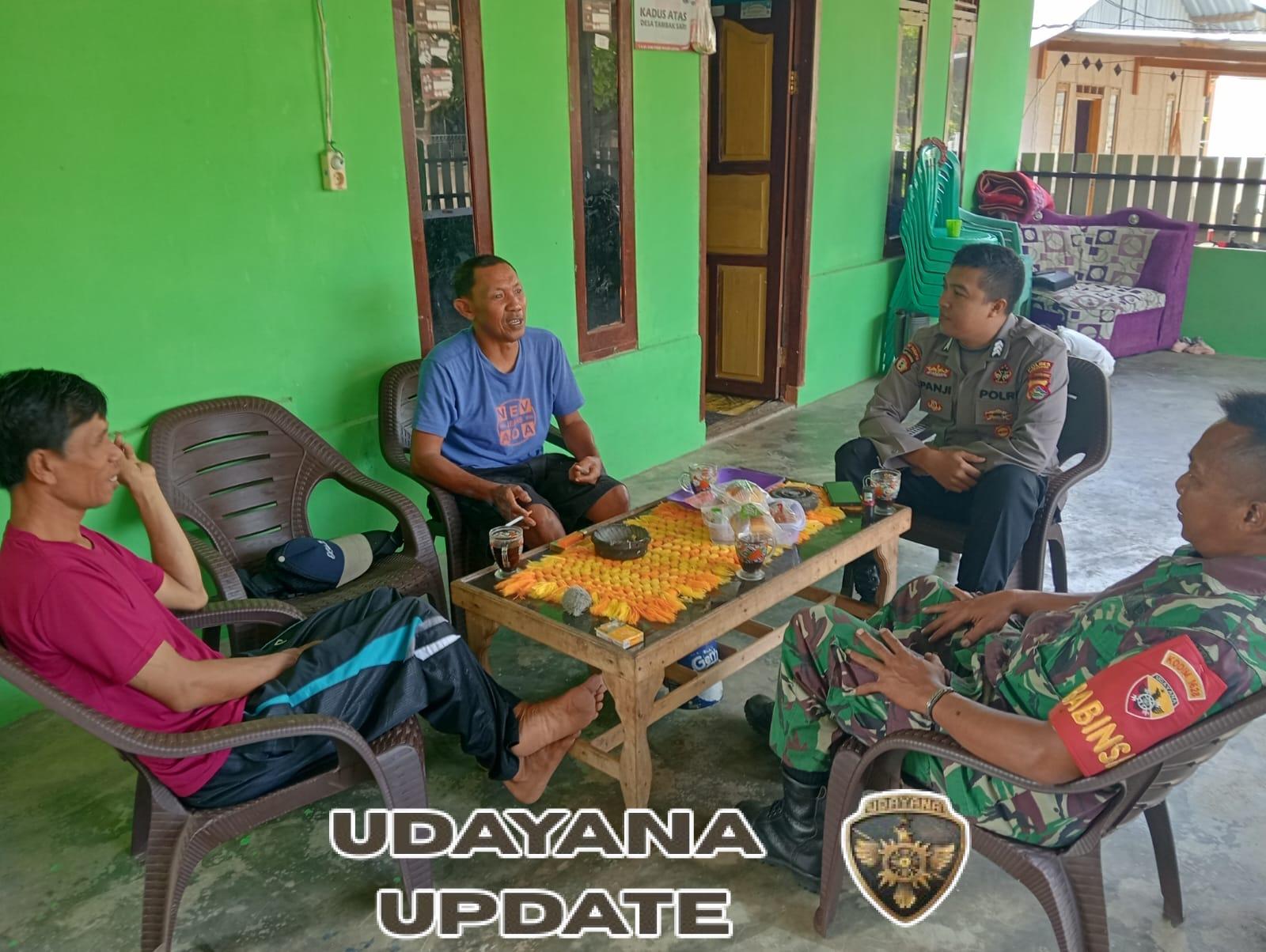 Babinsa Koramil 1628-04/Poto Tano Aktif Laksanakan Monitoring Wilayah