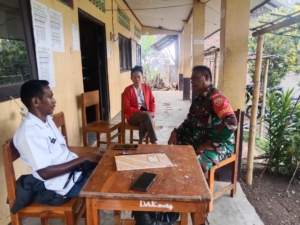 Babinsa Sertu Clementino Aktif Laksanakan Komsos dan Pamwil di Desa Kebesani