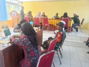 Sinergi TNI dan Puskeswannak, Hewan Ternak di Labuhan Kertasari Didata