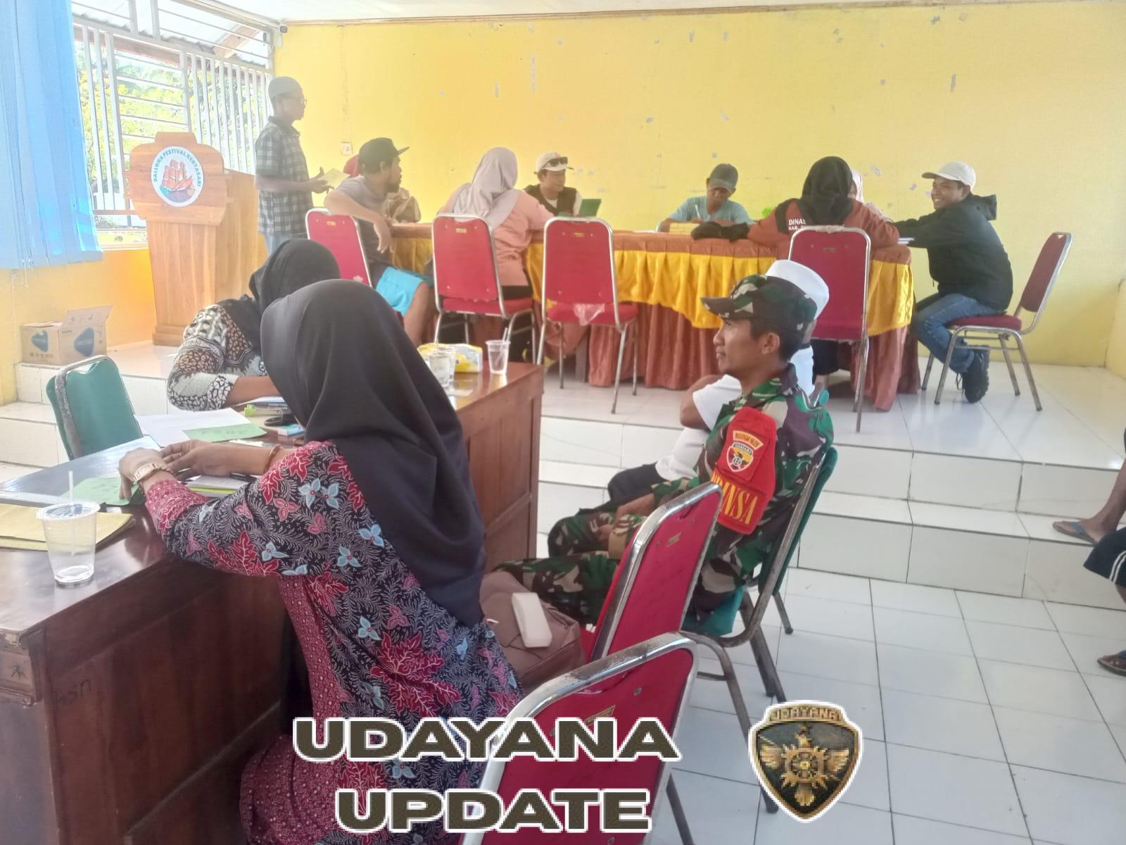 Sinergi TNI dan Puskeswannak, Hewan Ternak di Labuhan Kertasari Didata